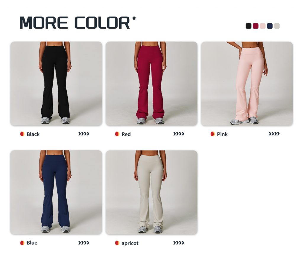 Yoga Pilates Flare Leggings Breathable buttery soft quick drying V shape high waist butt lift